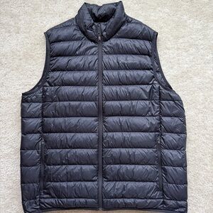 Eddie Bauer Men's Black Quilted Vest